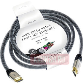 Кабель HDMI-HDMI Inakustik White (1,75 м)