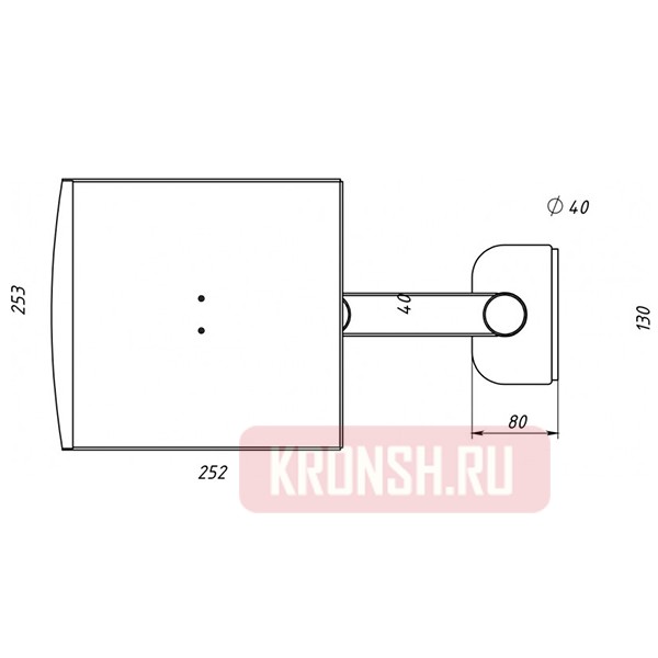 Кронштейн ARTKRON Shelf Rotation ST-25