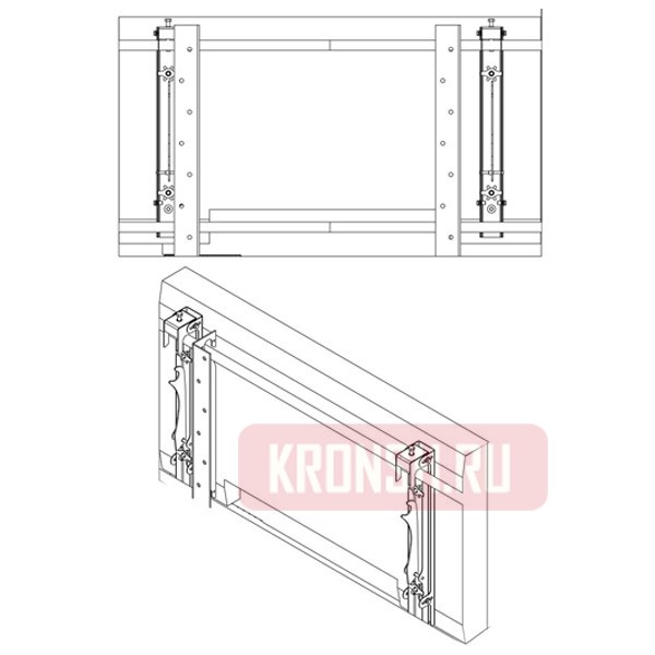 Распорный кронштейн ARTKRON VWBS-F62