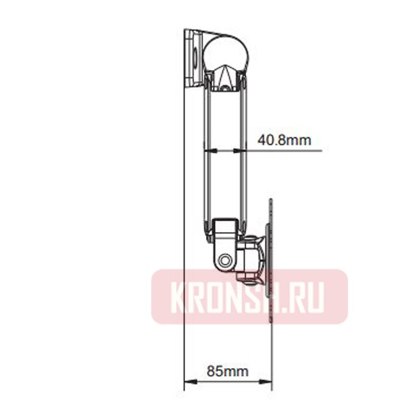Кронштейн для телевизора NB F120 (чёрный)