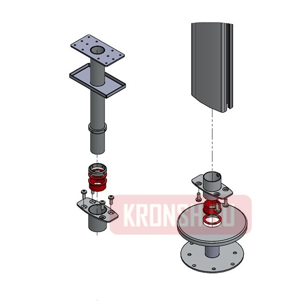 Распорный кронштейн ARTKRON 3260FC (чёрный)