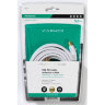 Антенный кабель Vivanco 48121 (5 м, белый, с фильтром) 