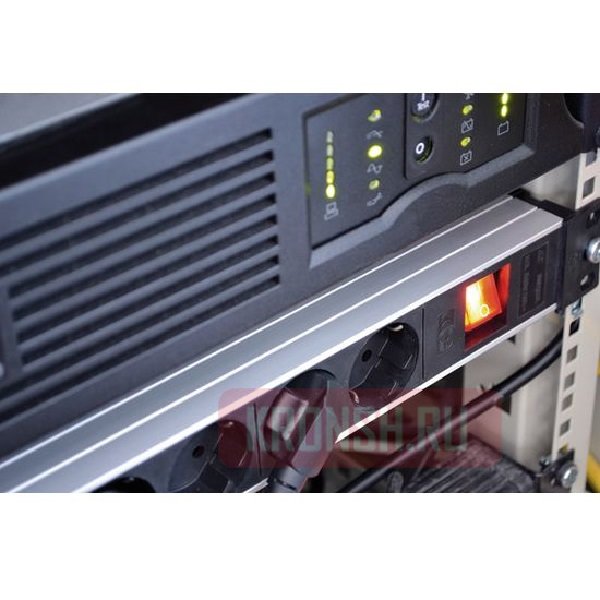 Встраиваемый удлинитель Brennenstuhl Alu-Line 19″ (9 розеток, 2 м ), 1390007009