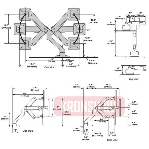 Кронштейн для монитора Ergotron 45-475-224