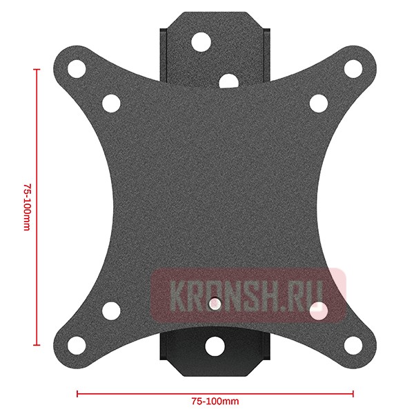 Кронштейн Uniteki FM1615B (черный) 