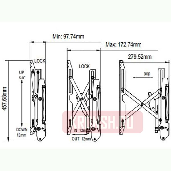 Кронштейн Wize Pro VW46G3