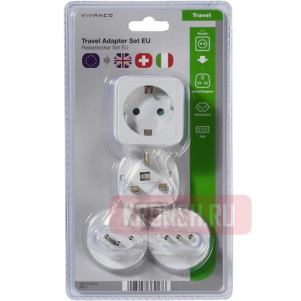 Набор переходников Vivanco 36217