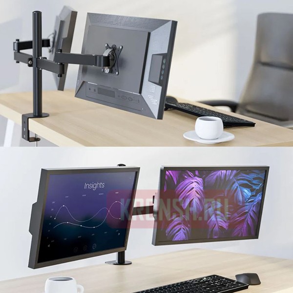 кронштейн для двух мониторов Holder MDS-SU203