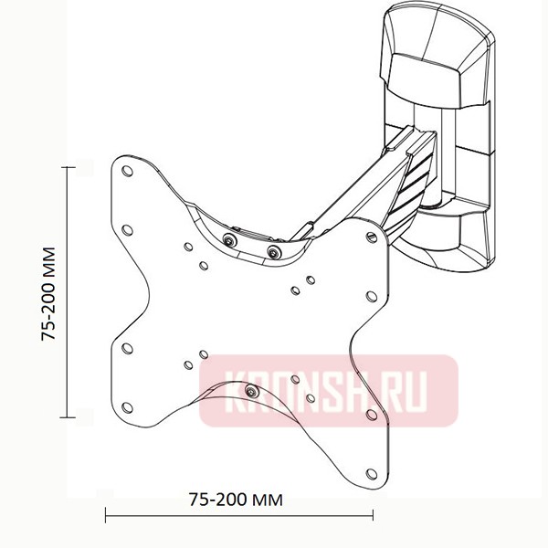 Кронштейн для телевизора Hama R1118174