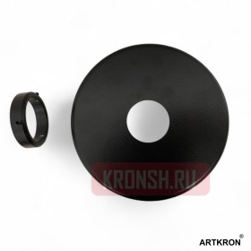 Фланец декоративный ARTKRON DF-200 (чёрный) 