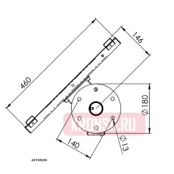 Моторизированный кронштейн ARTKRON Motors-1
