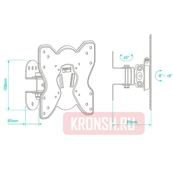 Кронштейн для телевизора Onkron NP23