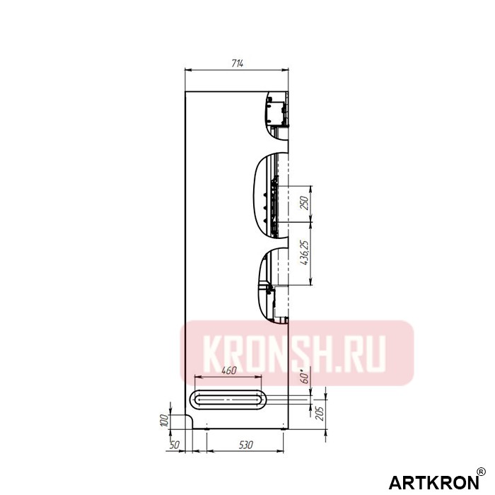 Стойка ARTKRON ВКС VCS-5 (для телевизора) 