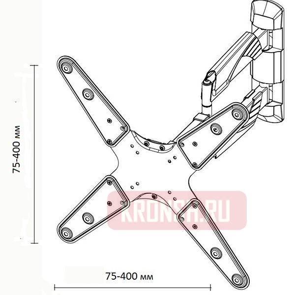 Кронштейн для телевизора Hama R1118173 