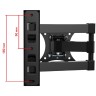 Кронштейн для телевизора Uniteki FM1617B (чёрный)   