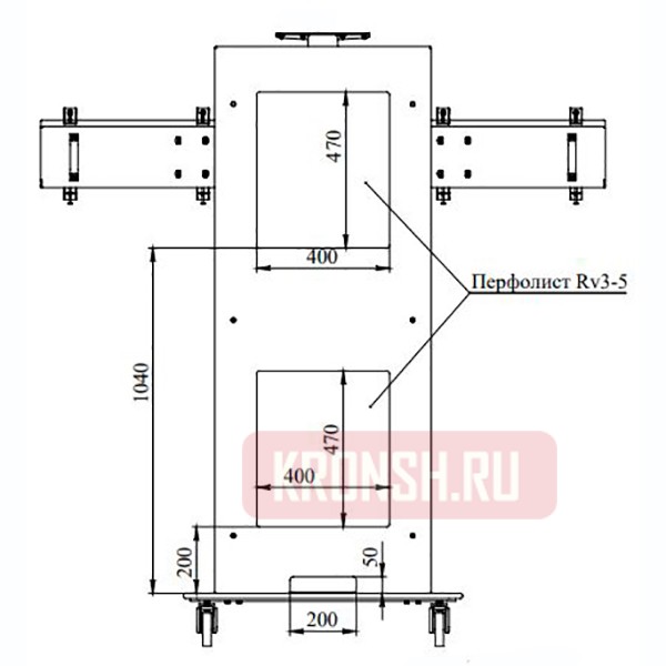 Стойка ARTKRON ВКС VCS-3 (для двух панелей)