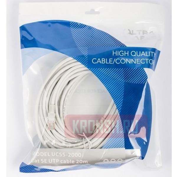 Кабель патч-корд UTP 5e категории, 20м.