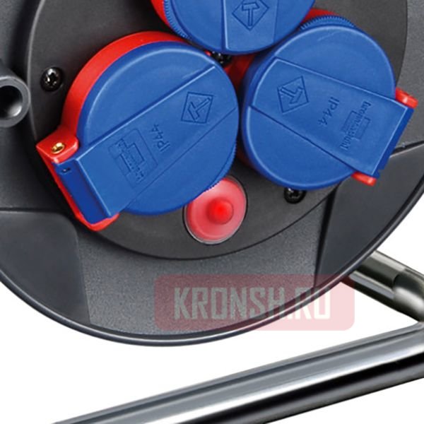 Удлинитель на катушке Brennenstuhl (3 розетки, 15 м), 1079850