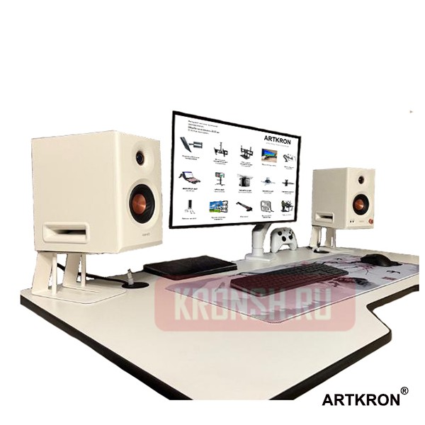 Кронштейн для акустики ARTKRON AK-13 (белый)  