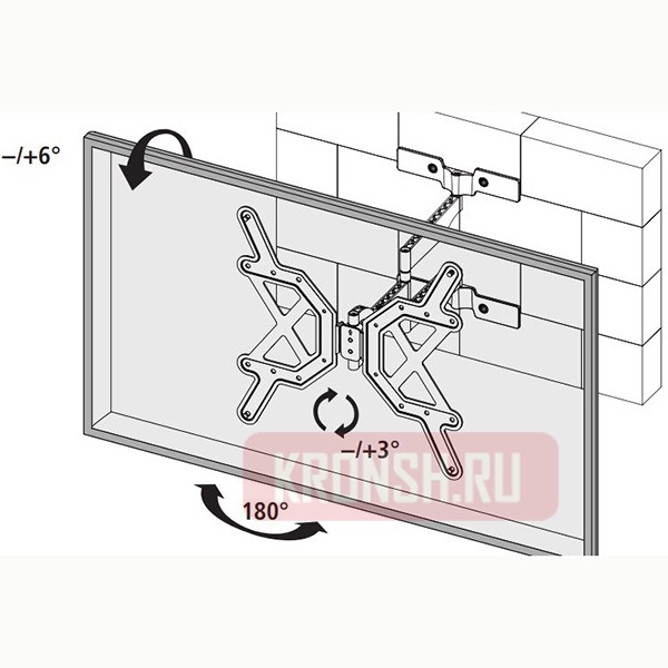 Кронштейн для телевизора Hama R1118170