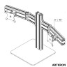 Кронштейн для 2-х мониторов ARTKRON 210M
