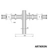 Кронштейн для 2-х мониторов ARTKRON 210M