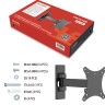 Кронштейн для телевизора Uniteki FM1616B (чёрный)