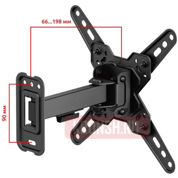 Кронштейн для телевизора Uniteki FM198ROTO (черный)