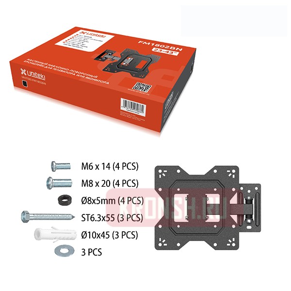 Кронштейн для телевизора Uniteki FM1802BN