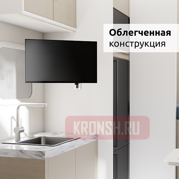 Кронштейн для телевизора Uniteki FM386AUTO (серебристый)