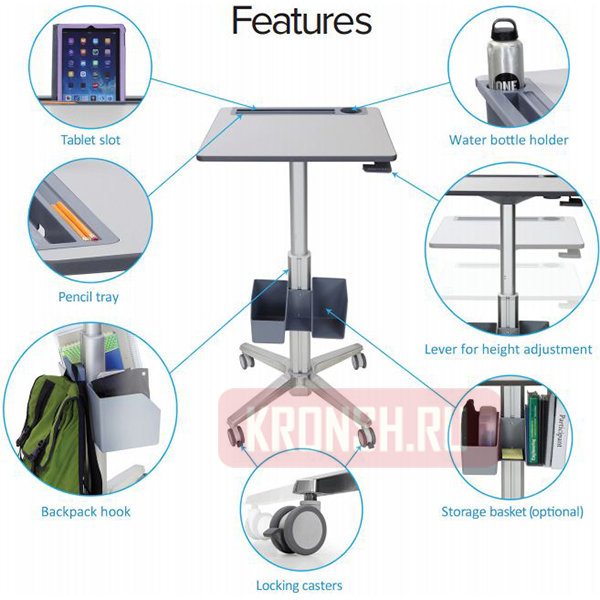 Рабочее место Ergotron 24-481-003