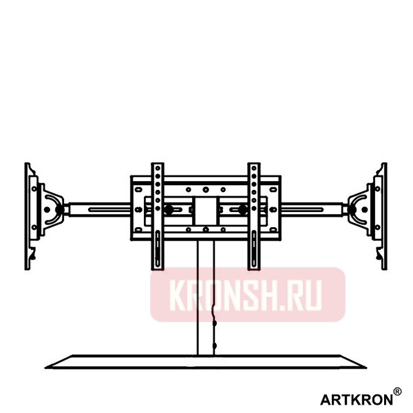 Стенд на 4 телевизора ARTKRON Quadro ST50