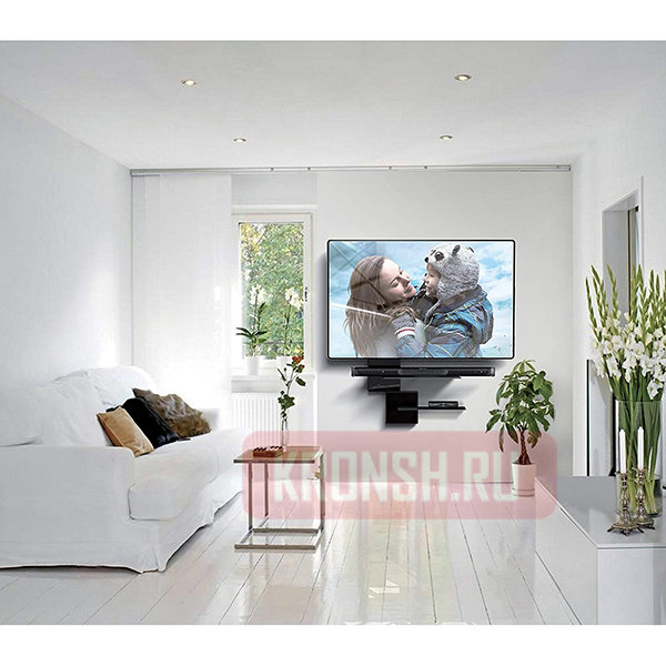 Кронштейн для аппаратуры ​Meliconi Ghost Cube Soundbar (чёрный)