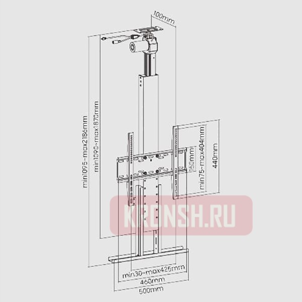 Лифт для телевизора Brateck LP78-44M