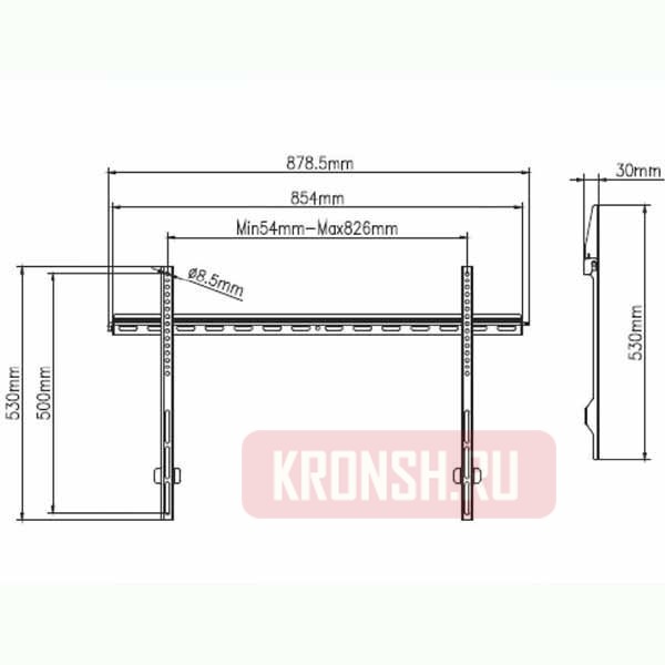 Кронштейн для телевизора Vivanco MF 6310 (25653)
