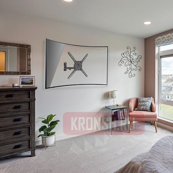 Кронштейн для телевизора Kromax Atlantis-15B (тёмно-серый)