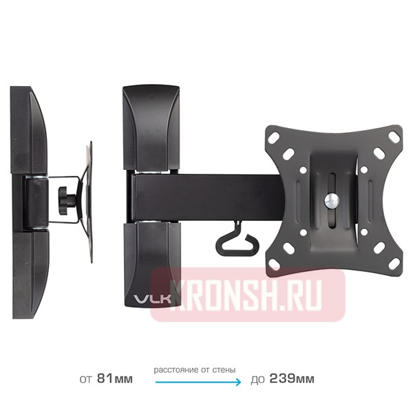 Кронштейн для телевизора VLK Trento-2 (чёрный) 