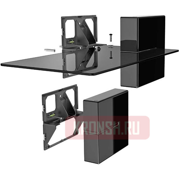 Кронштейн для аппаратуры ​Meliconi Ghost Cubes Shelf (чёрный)  