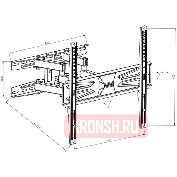 Схема кронштейн Digis DSM-8646