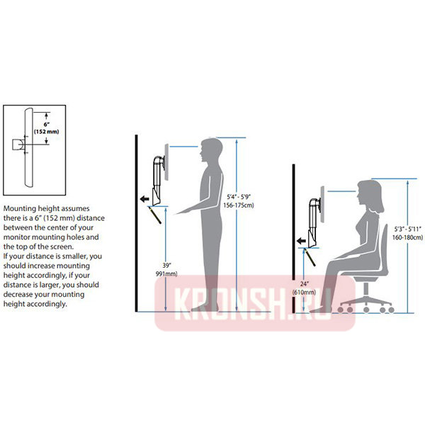 Кронштейн Ergotron 60-577-195