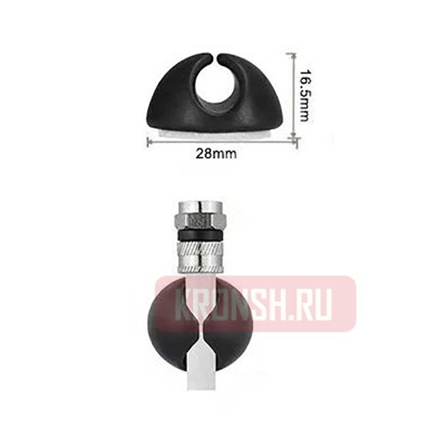 Клипсы для фиксации кабелей ARTKRON AKS-01