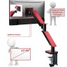 Кронштейн для монитора Uniteki FMGT101RDR (чёрный)
