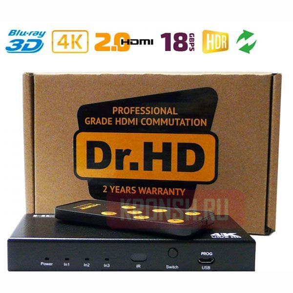 HDMI 2.0 свитч Dr.HD SW 316 SL