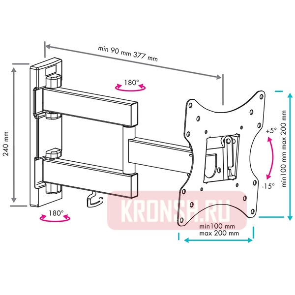 кронштейн VLK Trento-6