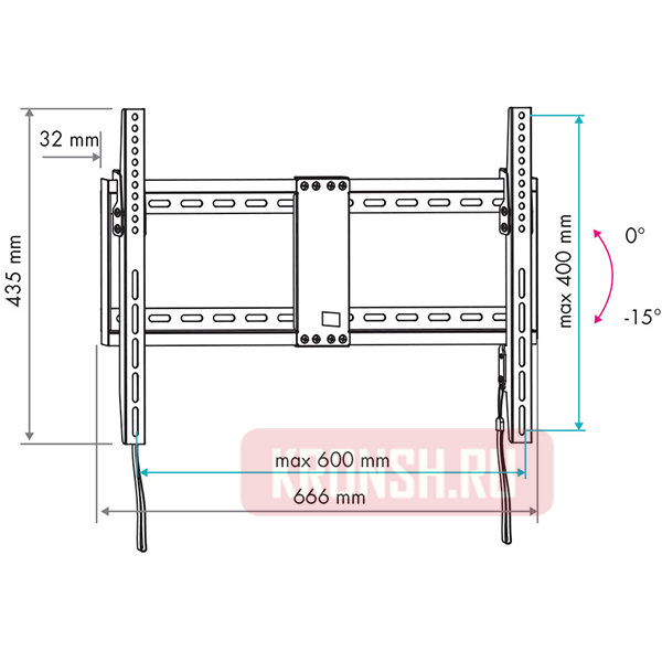 Кронштейн для телевизора VLK Trento-39