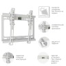 Кронштейн для телевизора Kromax Ideal-6W (белый)