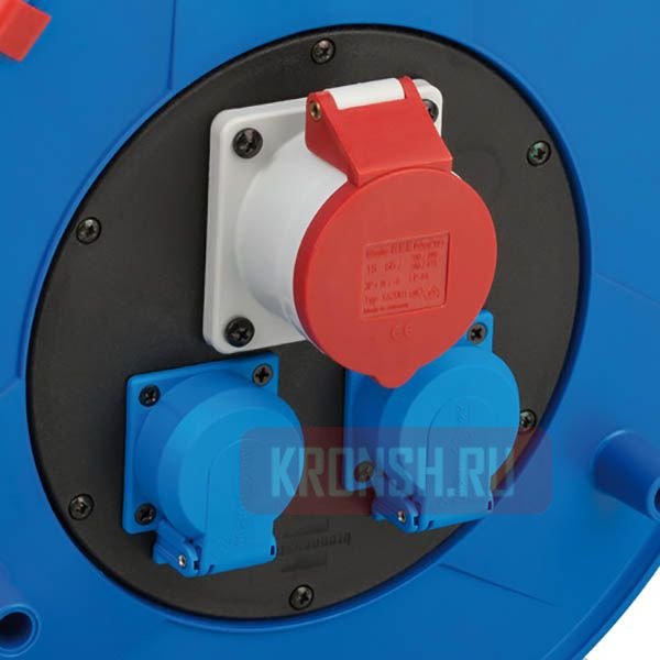 Удлинитель на катушке Brennenstuhl (3 розетки, 30 м),1182730