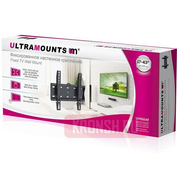 Кронштейн для телевизора Ultramounts UM804F