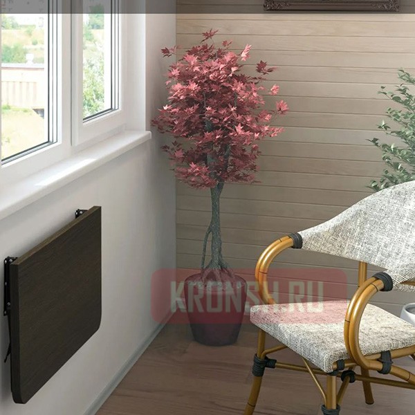 Откидной стол Unico Metall, набор №5 (лиственница)