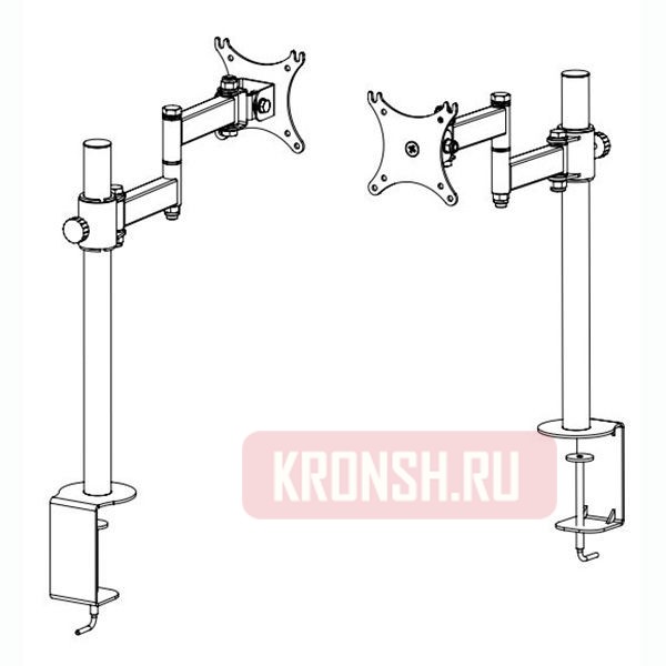 Кронштейн ARTKRON​ 3004 ST (чёрный)